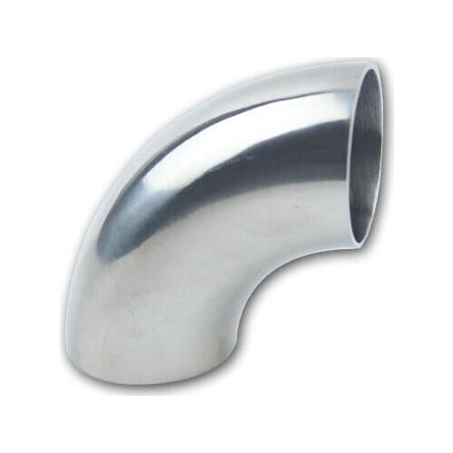 48mm Pipe O/D 304 Stainless Steel Sanitary Butt Weld 90 Degree Elbow Bend Pipe Fitting