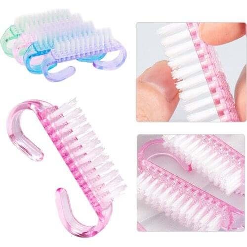 Taoye teemo New 5/10pcs Nail Art Cleaning Nail Brush For Manicure Pedicure Care Soft Remover Dust Nail Brushes Set Makeup Tools