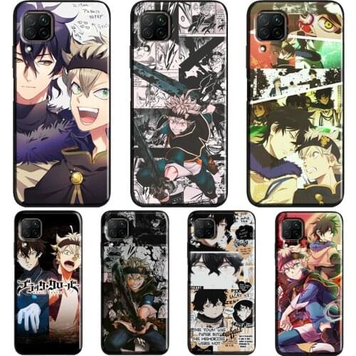 Asta Yuno Grinbellor Black Clover Case For Huawei P30 Pro P20 P40 Lite Mate 20 10 P Smart 2019 2021 Nova 5T Honor 8X 9X 10i