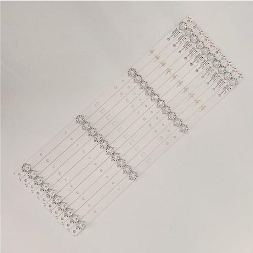LED Backlight Strips for Lehua 49AX3000 Light Bar JS-D-JP4910-041EC(60517) E49DU1000