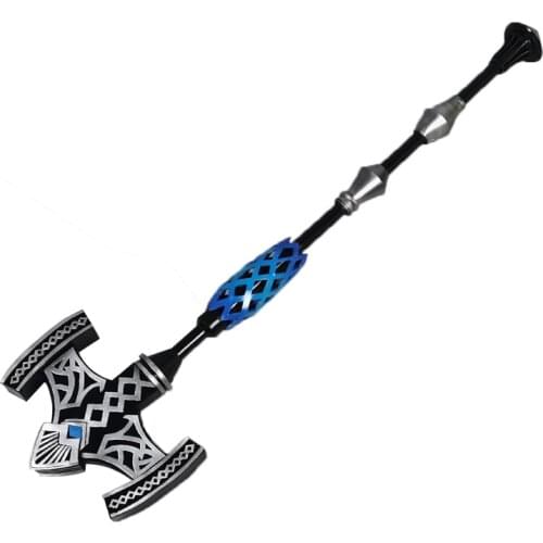 Hot Game Final Fantasy XIV FF14 Dark Witch Gaia Cosplay Hammer Prop Replica of Weapons for Halloween Christmas Fancy Party Event