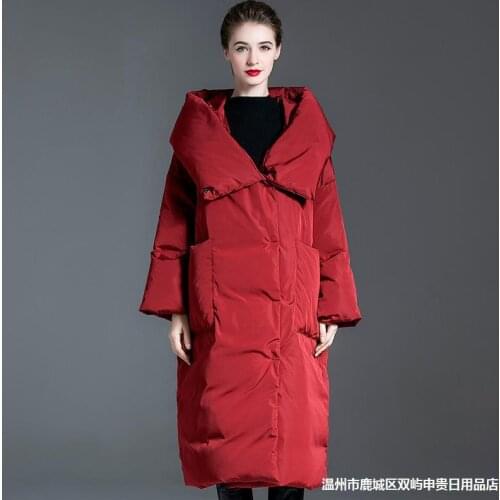 2021 Modische Mantel Jacke frauen Mit Kapuze Warme Parkas Bio Flusen Parka Mantel Hight Qualität Weibliche Neue Winter Sammlung
