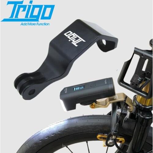 Bicycle Headlight Mount Front Fork Sport Camera special Holder For Brompton Folding Bike Road fit Gopro Cateye Bike accessories