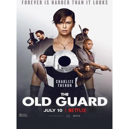 L0121 The Old Guard Movie Silk Fabric Poster Art Decor Indoor Painting Gift