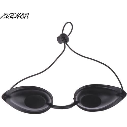 1pc Soft Sunbathing Eyewear Tanning Goggles Beach Adjustable UV Skin Tanning Eye Protection UV Shield Glasses Black