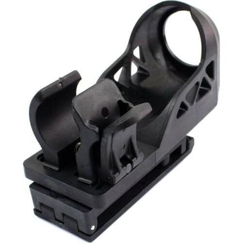 Tactical Flashlight Holster With Lever Side Lock System Set General Torch Set 360° Rotating Plastic Torch Set Set Quick Unplug