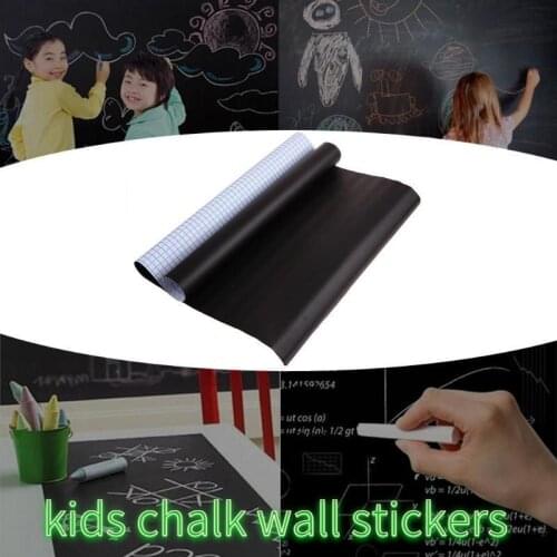 45*100cm Chalk Board Blackboard Stickers Removable Art Chalkboard Wall Sticker For Kids Rooms Childrens Graffiti Wall Stickers