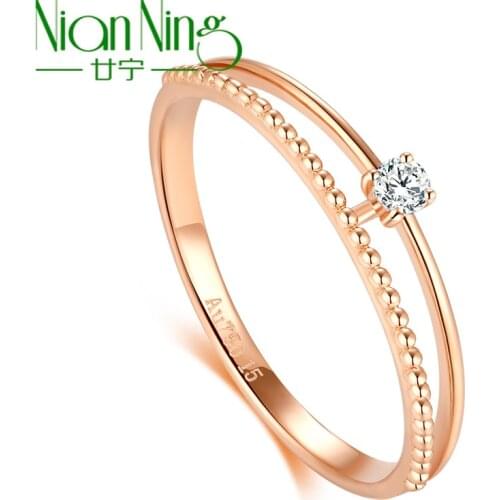 NIANNING Women's Gold Rings