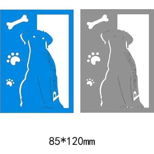New animals cute dog cutting Dies paper craft home decor metal cutting dies Craft Embossing Scrapbooking photo album