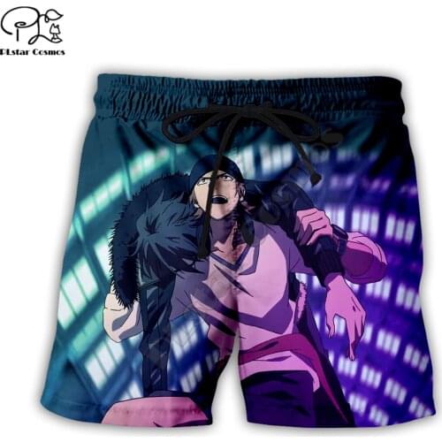 PLstar Cosmos Viking Tattoo Mens Shorts Summer Casual Shorts Harajuku 3D Printed Loose Cool Beach Comfortable style-1