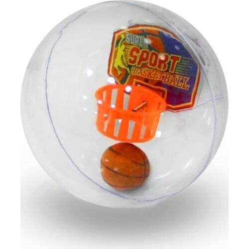 Transparent Sphere Inside Basket Ball Game