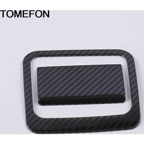 TOMEFON For Nissan Altima Teana 2019 Dashboard Pessage Tool Glove Storage Box Handle Cover Trim Interior Accessories Stainless