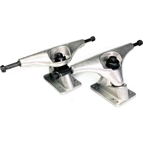 Top!-2Pcs 6.25Inch Silver Surf Skateboard Trucks Surf Skate Skateboard Truck Fish Board Long Board Steering Bracket