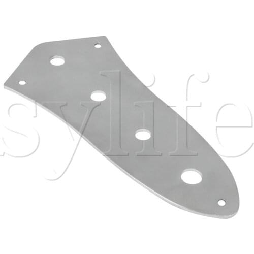 JB Bass 4 Hole Chrome Vintage Control Plate For Bass