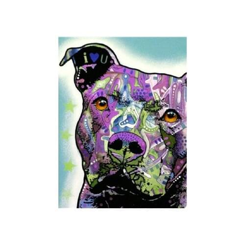 YIKEE diamond painting dog Diamond Embroidery Full Square embroidery diamond full animal y068