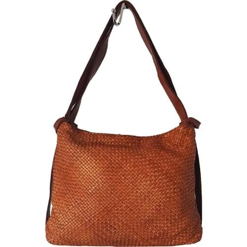 Womens Genuine "Washed"Leather Bag Vintage style BC77