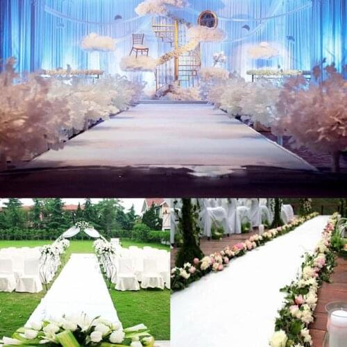 1.2 M X 10 M White Corridor Outdoor Wedding Mat Banquet Festival Film Festival Celebrations Awards Events Decoration Carpet