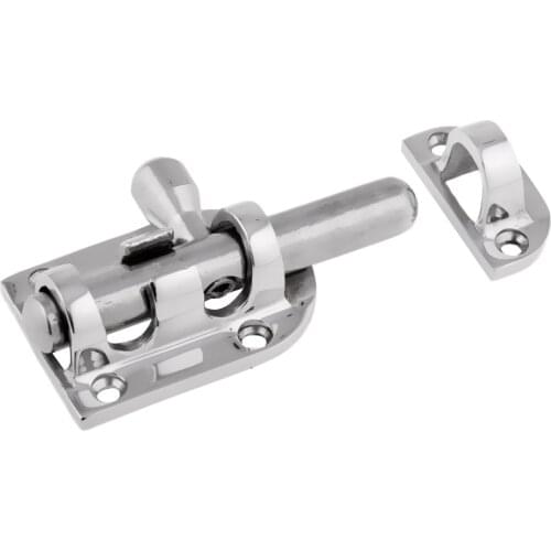 1 piece Boat Barrel Bolt 3mm 316 Stainless Steel Door Latch Sliding Lock Barrel Bolt Silver 60 x 30mm