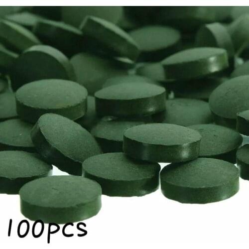 100pcs Spirulina Tablets Enrichment Favorite Pet Food fish crystal red shrimp pet food