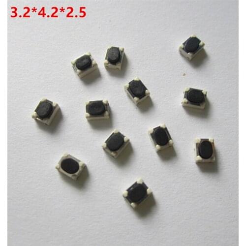 1000pcs/lot for 3.2*4.2*2.5 Microswitch Button Switch Tactile Push Button Car Key Switch Button for Chevrolet Cruze M140