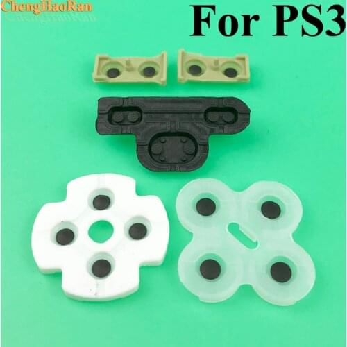 2-10sets For ps3 Controller conductive rubber for Playstation 3 Soft Rubber Silicon Conductive Button Pad Replacement