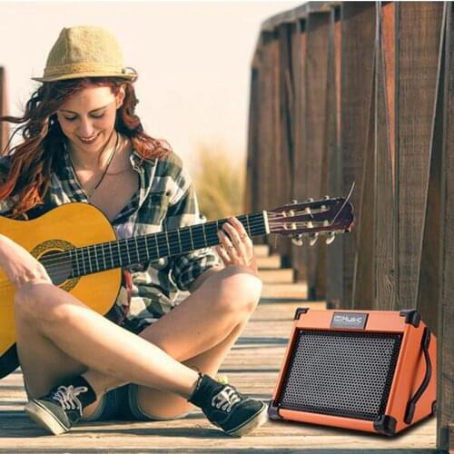 Acoustic Electric Guitar Amplifier Keyboard Sax Bluetooth Monitor Speaker Pro Audio Equipment AMP Built-in Chorus Reverb Effects