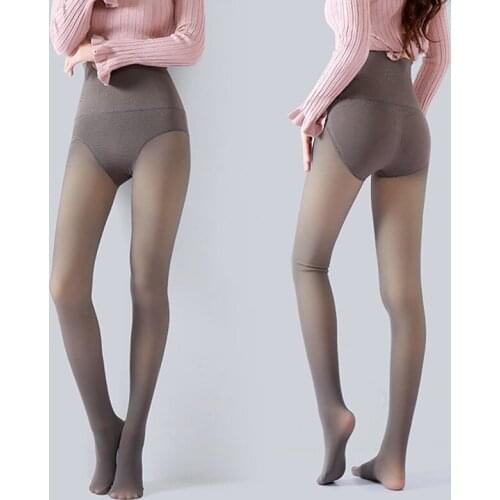 High Waist Velvet Pantyhose Bodysuit Tummy Control Shapers Women Keep Warm Shape Slimming Tights Control Panties Body Shaper