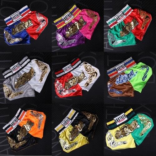 Boxing Shorts Womens Mens Kickboxing Fight Grappling Short Muay Thai Clothing Sanda Training Cheap Mma Adults Kids Boxeo Pants