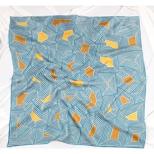 ELEGANT HANDMADE BRAND 100%Twill Silk Scarf TWIC-70203