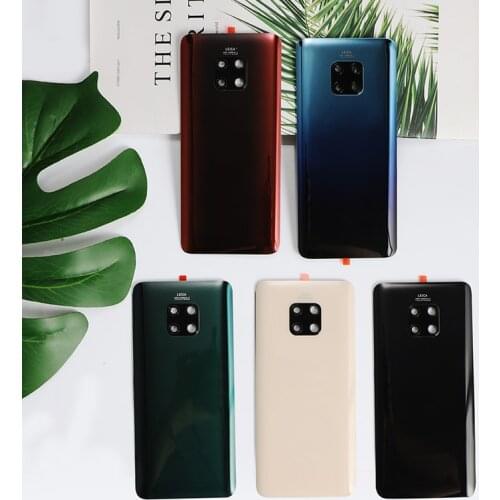 Mate20 Pro Housing For Huawei Mate 20 Pro Glass Battery Cover Repair Replacement Back Door Phone Rear Case + Logo