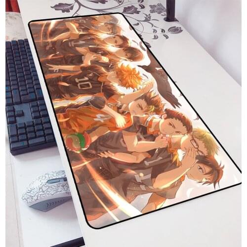 Anime Haikyuu Pad Mouse Computer Gamer Mouse Pad 700x300mm Padmouse High-end Mousepad Ergonomic Gadget Anime Office Desk Mats