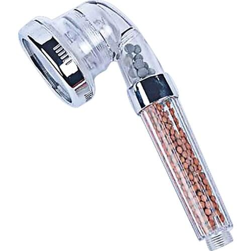 3 Mode Anion Shower Head Adjustable Bathroom Pressurized Detachable Sprinkler Head