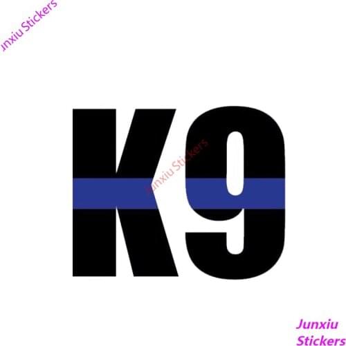 Police Dog K9 Car Stickers Decals Fashion Cover Scratches for Rear Windshield Window Trunk Bumper Auto Accessories KK15*9cm