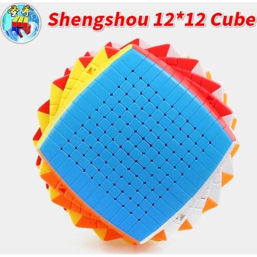ShengShou 12x12 12layer Magic Cube Professional Competition Sengso 12x12 Speed Cubo Magico Puzzle Educational Toys for Children