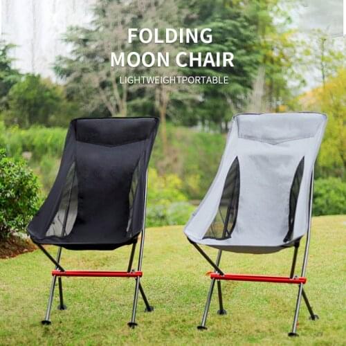 Ultralight Fishing Chair Outdoor Tourist Fishing Beach Picnic Chair Aluminum Ally Portable Folding Chair Outdoor Camping Chair
