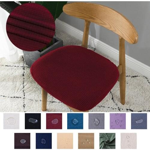 1/4/6 Pcs WaterProof Stretch Chair Covers Dining Room Spandex Elastic Seat Covers Removable Slipcovers Furniture Protector