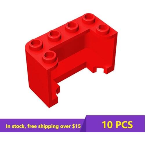 10PCS MOC Bricks Assembles Particles 4594 2x4x2 For Building Blocks Parts DIY enlighten block bricks Education for children Gfit