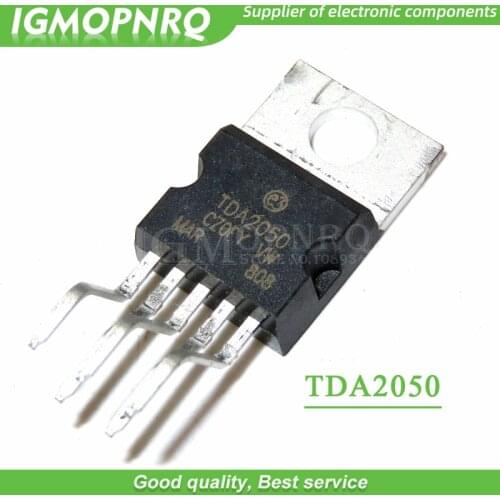 10PCS TDA2050 TO-220-5 IC Audio Amplifier New Original Free Shipping
