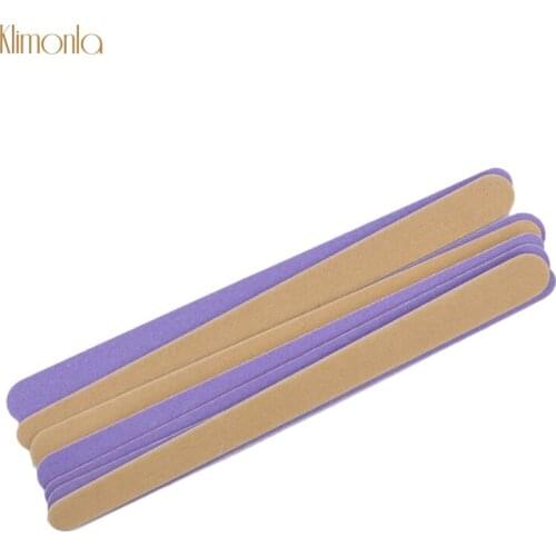 100pcs/lot Purple Brown Nail File Blocks Wooden Nail Sanding Buffing Blocks UV Gel Polish Pedicure Manicure Nail Art Tools