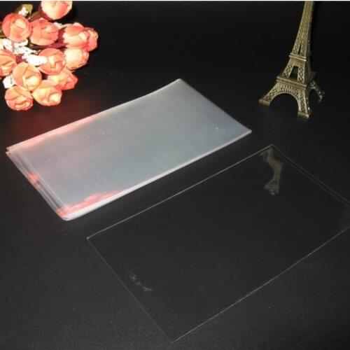 2018 Carteira Feminina Clear Cellophane Bags 8x12cm Transparent Opp Cosmetic Plastic Packing Bag Gift Candy Tools Flat Pocket