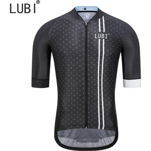 2021 LUBI Men Cycling Jersey Short Sleeve Summer Mountain Bike Shirt Quick Dry Sportswear MTB Bicycle Clothes Wear Clothing