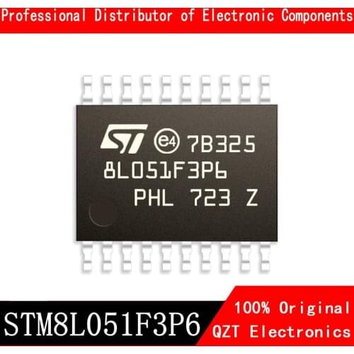 5pcs/lot new original STM8L051F3P6 STM8L051 STM8L051F3P6TR TSSOP20 microcontroller MCU In Stock