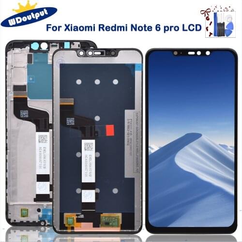 Original NEW LCD For Xiaomi Redmi Note 6 pro LCD Display Touch Screen Digitizer Assembly LCD With Frame For Redmi Note6 Pro LCD