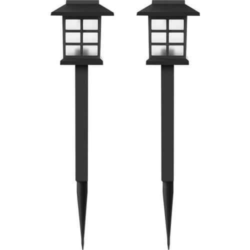 6/4/2Pcs LED Solar Light Outdoor Waterproof Solar House Lawn Lights Garden Decor Light For Landscape Patio Yard Walkway Lighting