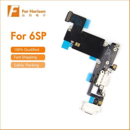 Charging Port Audio Cable For iPhone 6s 6s Plus Charging Port Dock Wholesale 10 Pcs/lot USB Connector Flex Cable Free Shipping