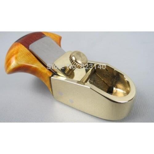 Thumb brass convex bottom planes for violin/cello