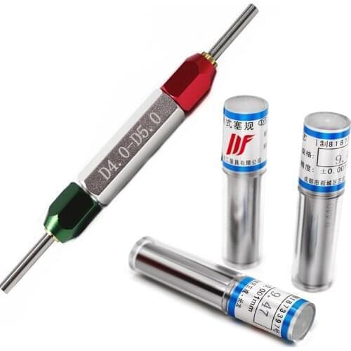 1pcs 0.1-0.49mm 0.5-5.99mm 6-9.99mm 20.0mm Cylindrical Pin gauge Smooth Plug Gauge Hole Gauge step Pin Gage Gauge Measuring Tool