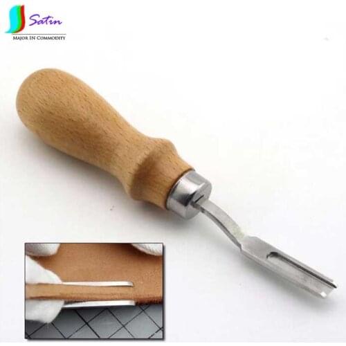 DIY Handmade French Style Leather craft Leather Edge Beveler Leather Cutting Skiving Trimming Leather Craft Tool Fashion S0492H