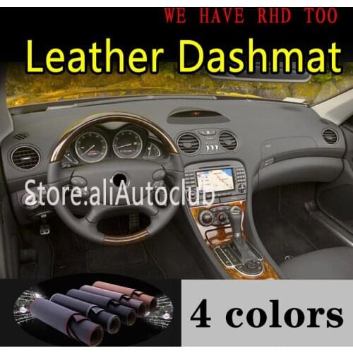 For Mercedes-Benz SL Class AMG R230 g5 2002-2011 SL350 SL500 SL63 SL65 Leather Dashmat Dashboard Cover Dash Mat Sunshade Carpet