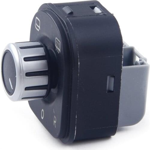 DWCX 1K0959565 1K0959565H Electric Power Side Mirror Switch Control Buttons Fit for VW Golf MK5 MK6 / Passat B6 / Tiguan / Eos